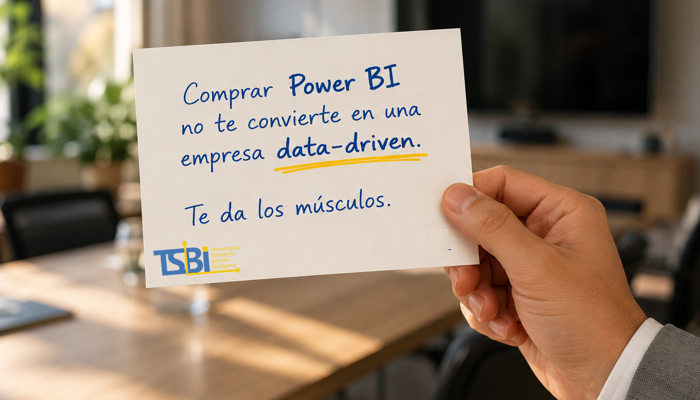Cultura data-driven: comprar Power BI no te convierte en una empresa data-driven