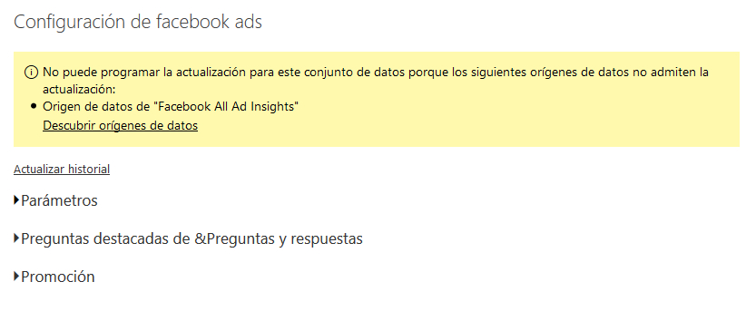 Error programar actualización